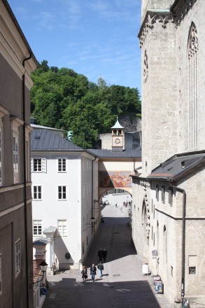 Blick Richtung Festspielhäuser