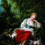 François Boucher, La Rêveuse-Träumende Schäferin, Residenzgalerie Salzburg Inv. Nr. 587, Aufnahme: Fotostudio Ulrich Ghezzi, Oberalm, ©RGS/Ghezzi