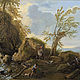 Fishermen at a Mountain Stream