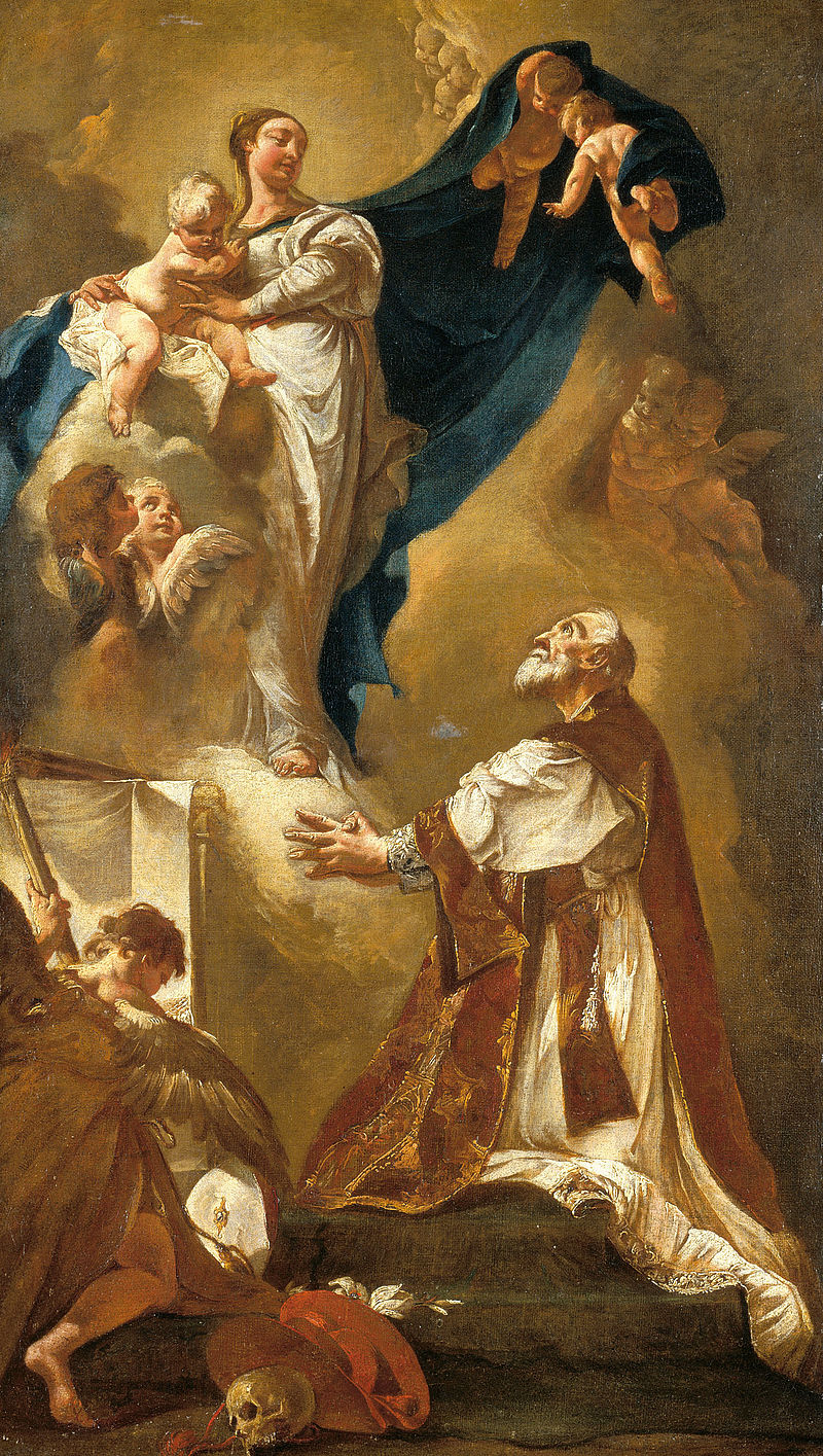 Vision of St Philipp Neri (Sketch for the altar painting in S. Maria della Fava, Venice)