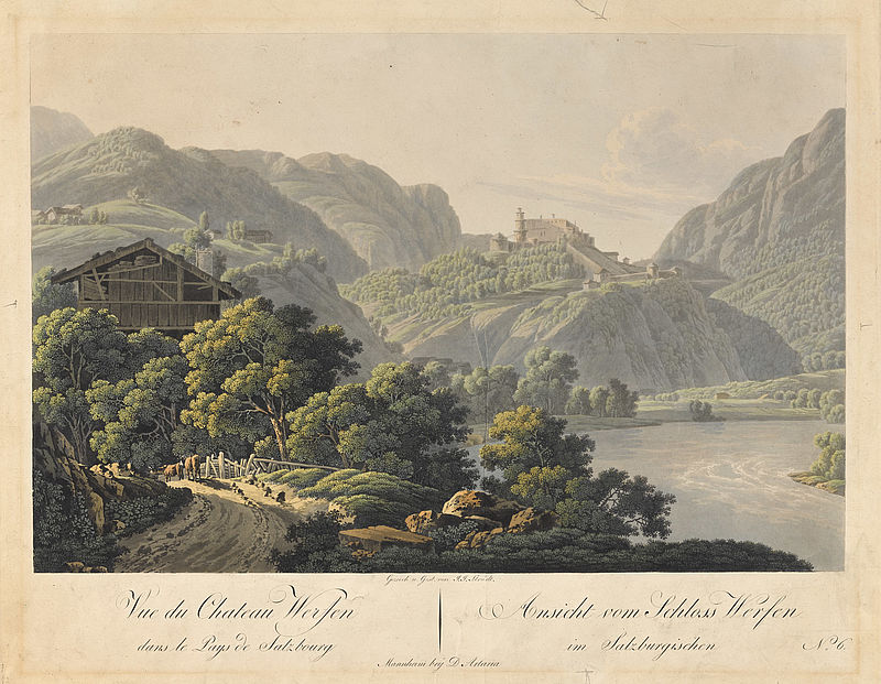 View of Hohenwerfen Fortress