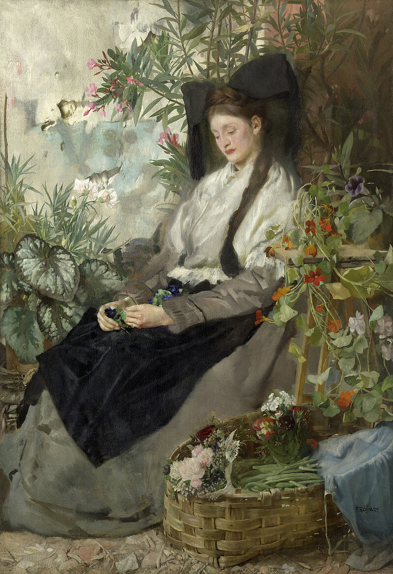 Regina Sophie Karoline Schider, geb. Kirchdorffer, gen. Lina (1854–1927) in der Tracht des Markgräflerlandes