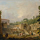 Brunnen auf einer Schlossterrasse (Freie Interpretation "Villa d`Este, Tivoli")