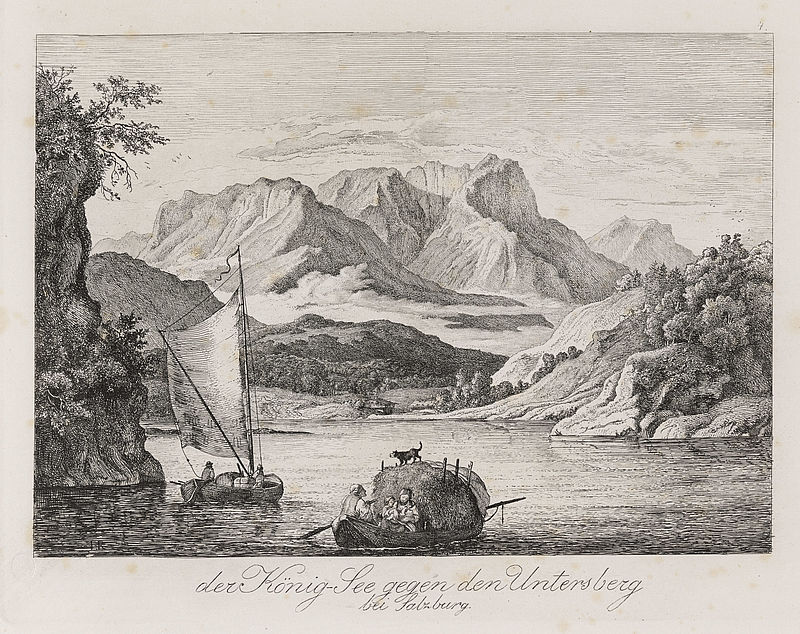 The Königsee toward the Untersberg, near Salzburg