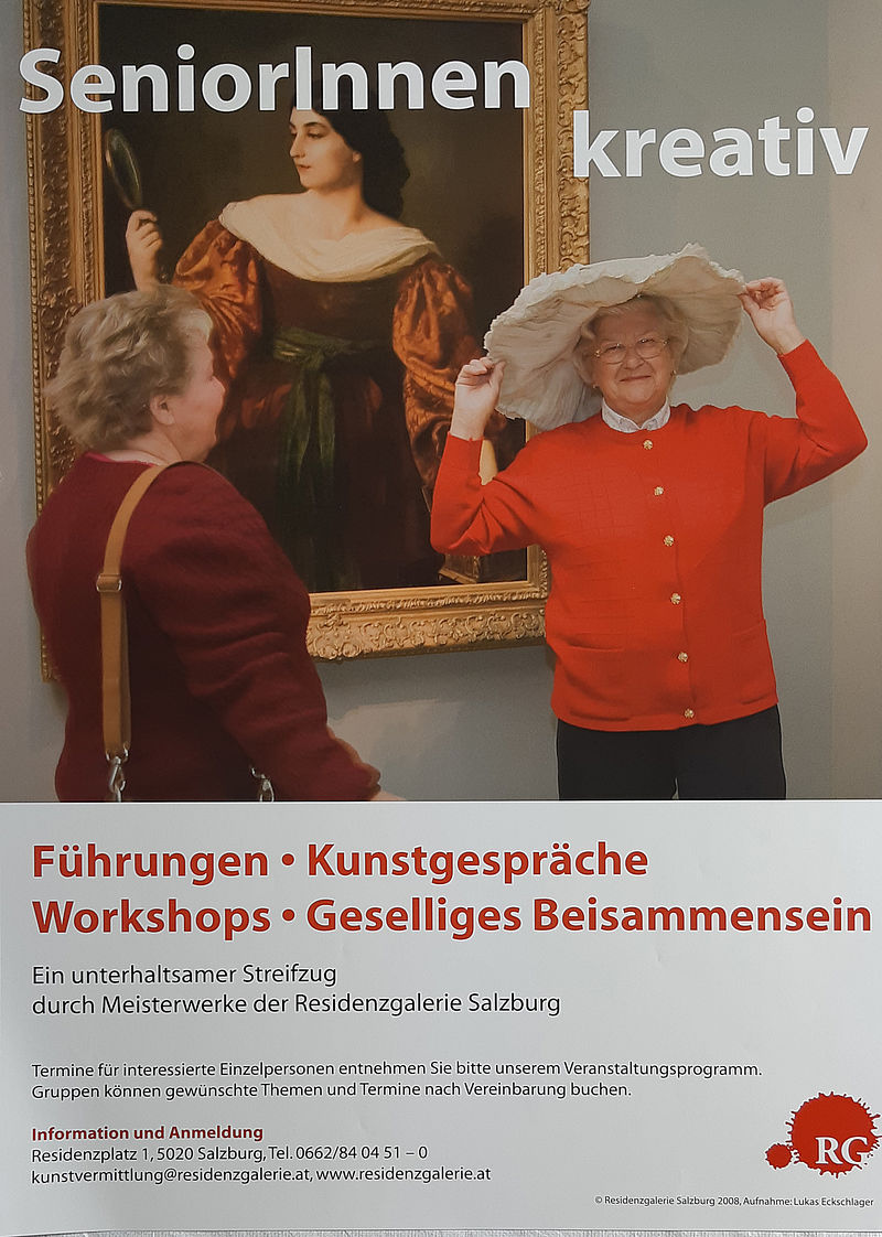 SeniorInnen kreativ
Führungen · Kunstgespräche
Workshops · Geselliges Beisammensein