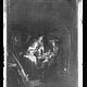 Wolfrum glass plate - Gerrit (Gerard) Dou, Card-Players by Candlelight, Inv.-no. 535