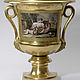 Nymphenburg vase with copies of paintings