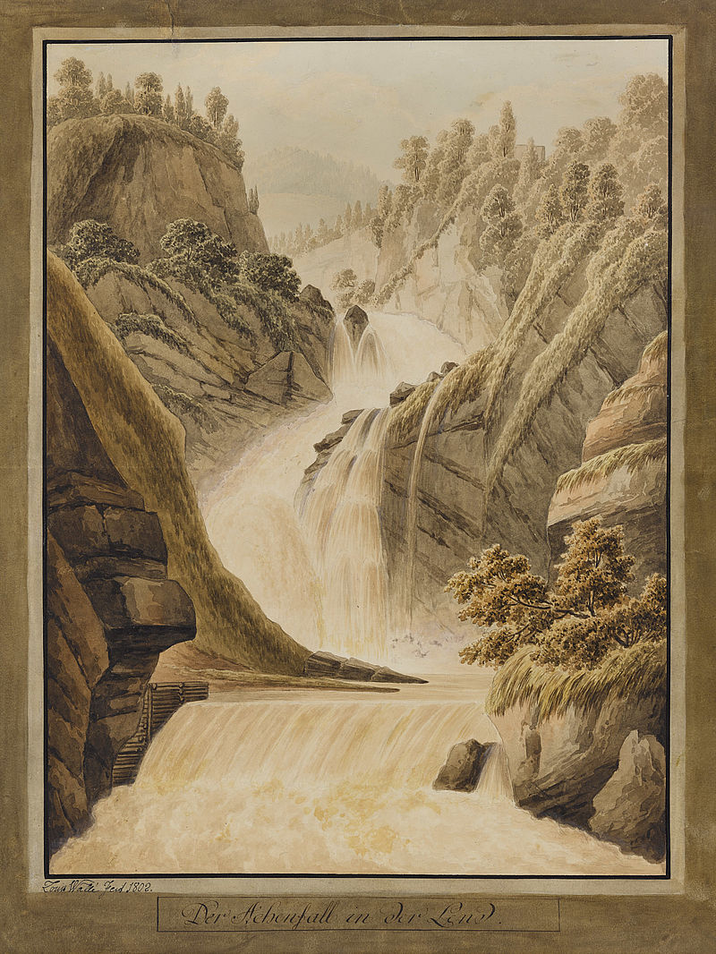 Waterfall of the Gasteiner Ache by Lend