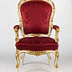 Fauteuil im Neorokoko-Stil