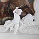 Stuckfigur Trabantenbild III - Allegorie der Selbstbeherrschung