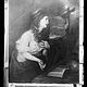 Wolfrum glass plate - Matea Cerezo the Younger, Penitent Mary Magdalene, Inv.-no. 314