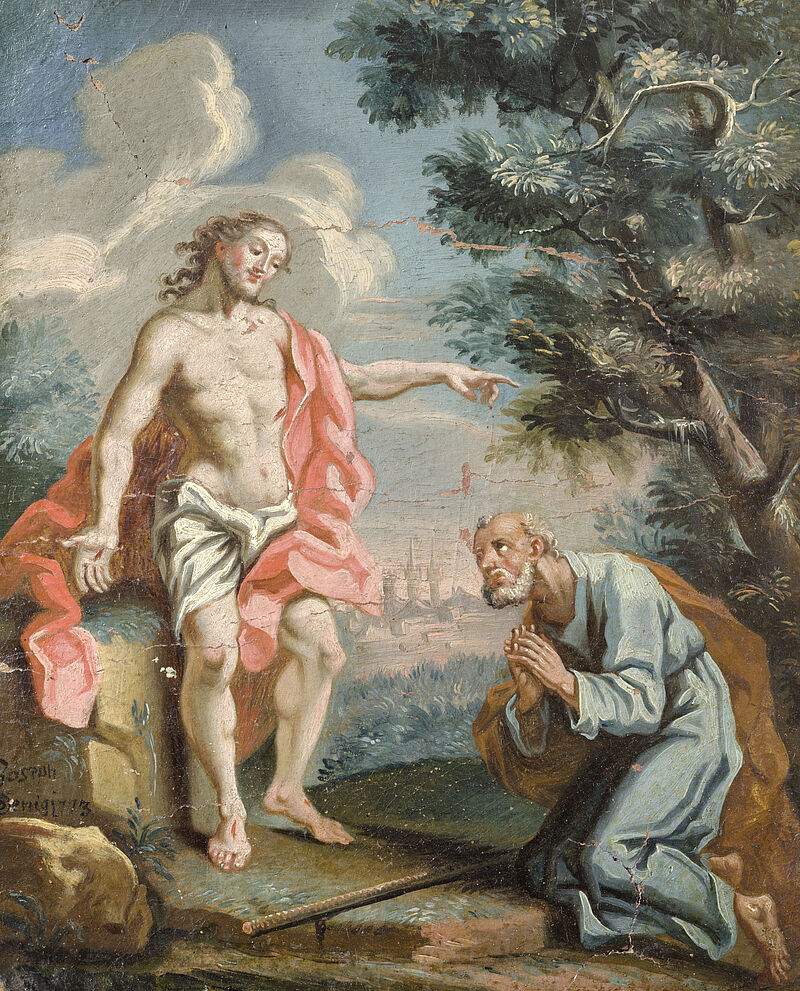 Christus erscheint dem hl. Petrus