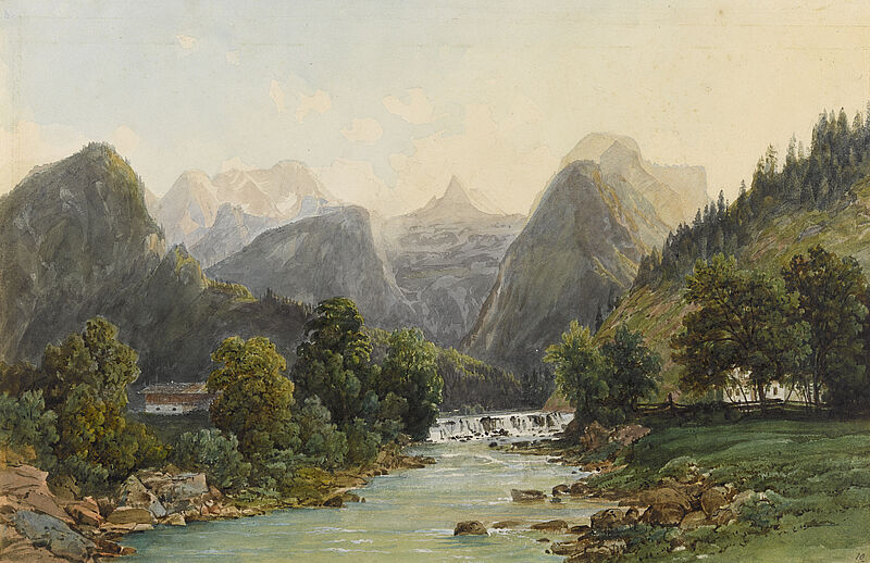 Saalachtal mit Loferer Steinbergen