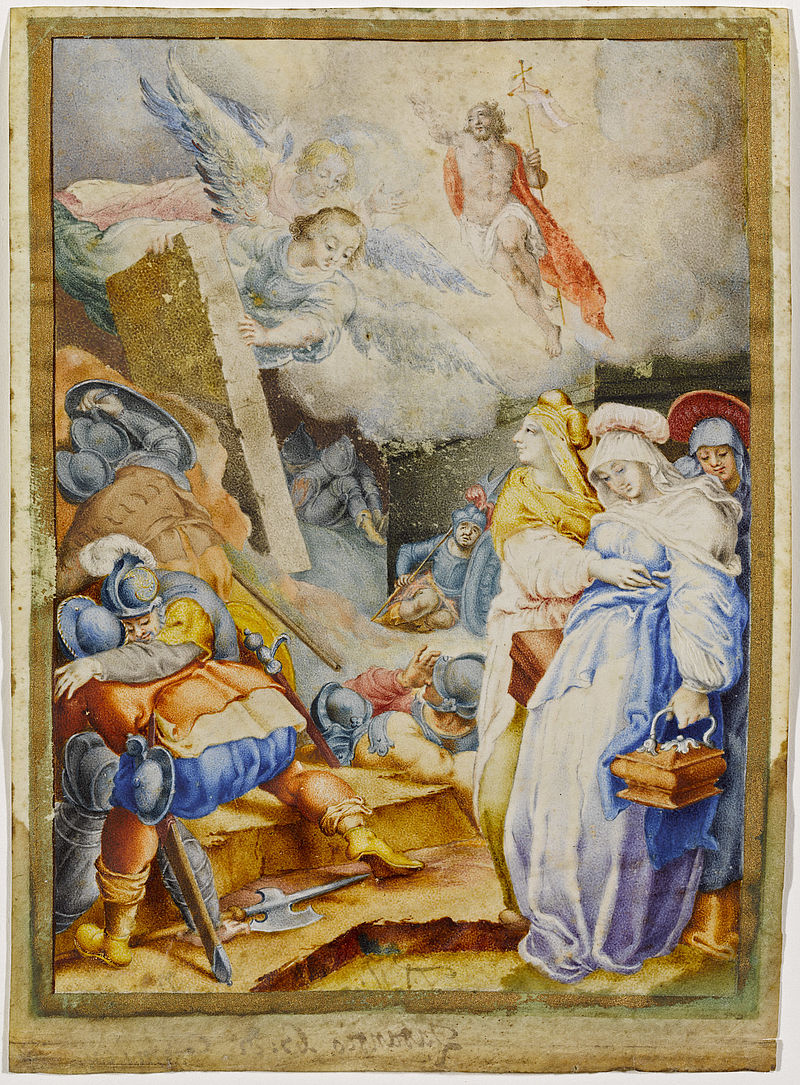 Three Women at the Tomb and the Resurrection of Christ