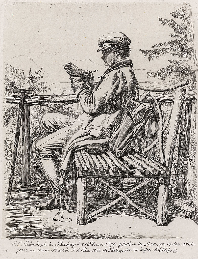 Portrait of the painter Johann Christian Erhard (1795–1822)
