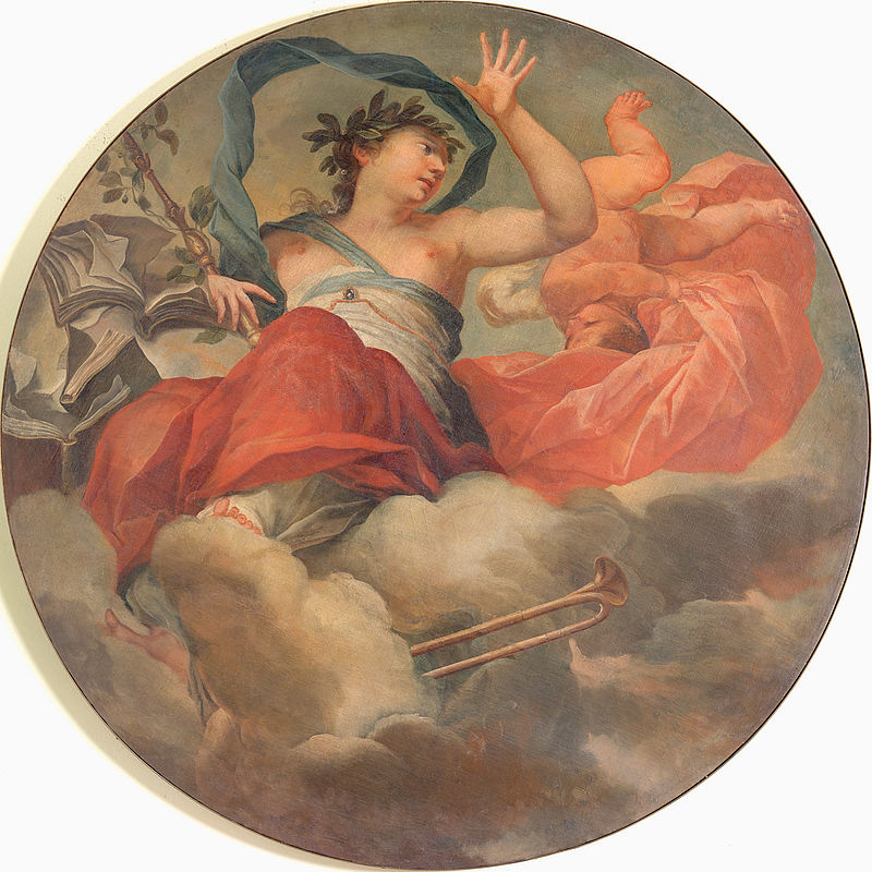 Die vier freien Künste: Allegorie der Dichtkunst