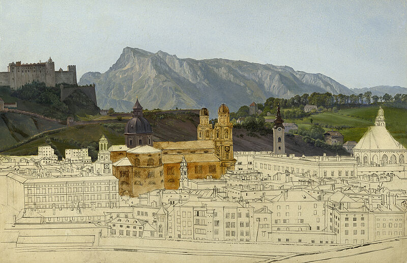The Rudolfskai in Salzburg