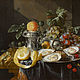 Still Life with Oysters, Lemons and Grapes