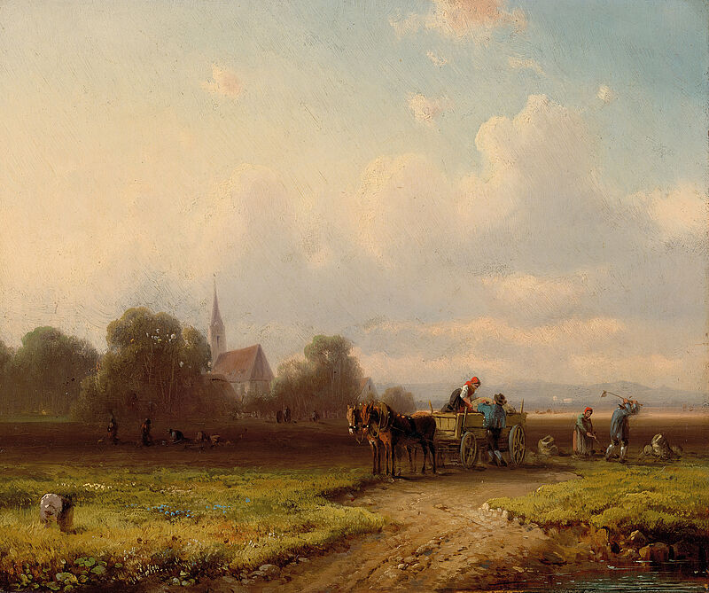 Harvest in Maxglan (Salzburg)