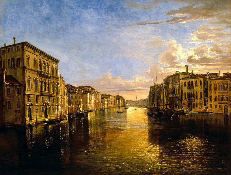 Ansicht von Venedig (Canal Grande)