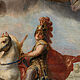 Deckengemälde Mittelbild - Alexander führt seinem Vater den gezähmten Bucephalos vor