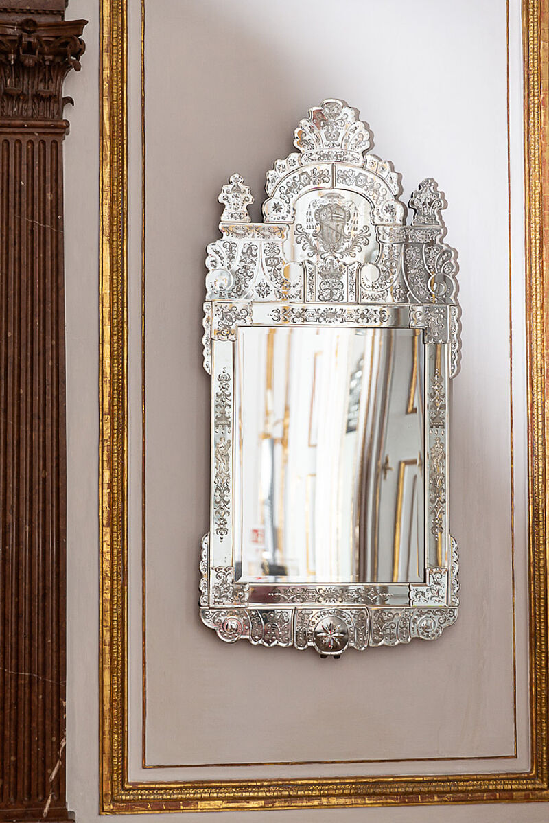 Barocker venezianischer Wandspiegel