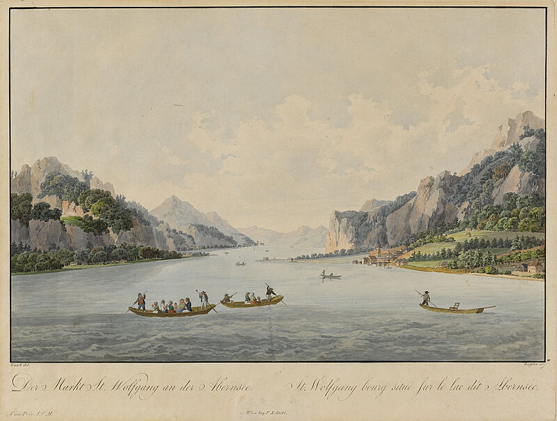 View of St Wolfgang am Abersee