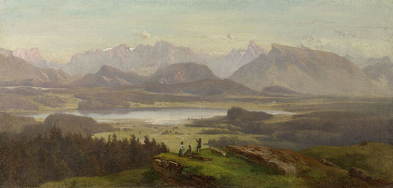 View of Untersberg and Göll