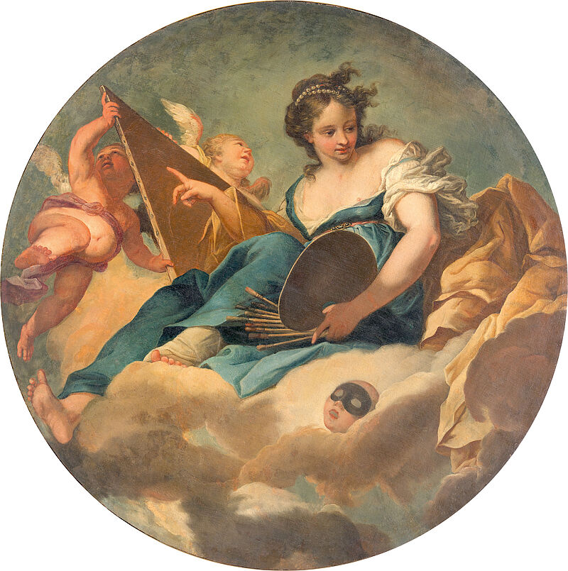 © Residenzgalerie Salzburg, Aufnahme Fotostudio Ulrich Ghezzi, Oberalm Die vier freien Künste: Allegorie der Malerei