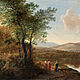 Landschaft mit Figuren, Diana und zwei Nymphen