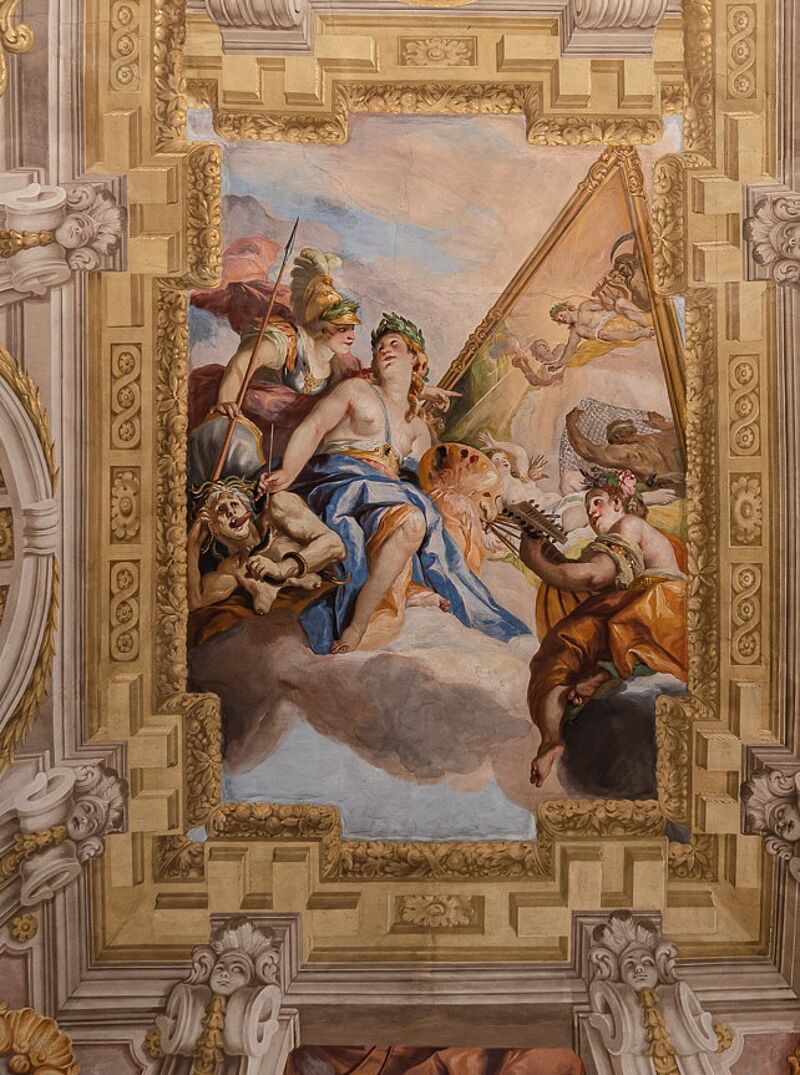 © Residenz zu Salzburg, Prunkräume, Foto: Stürzenbaum Fresko - Malerei und Musik