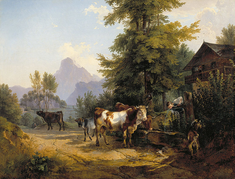 Traunkirchen with Traunstein