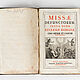 Messbuch - Missae Defunctorum