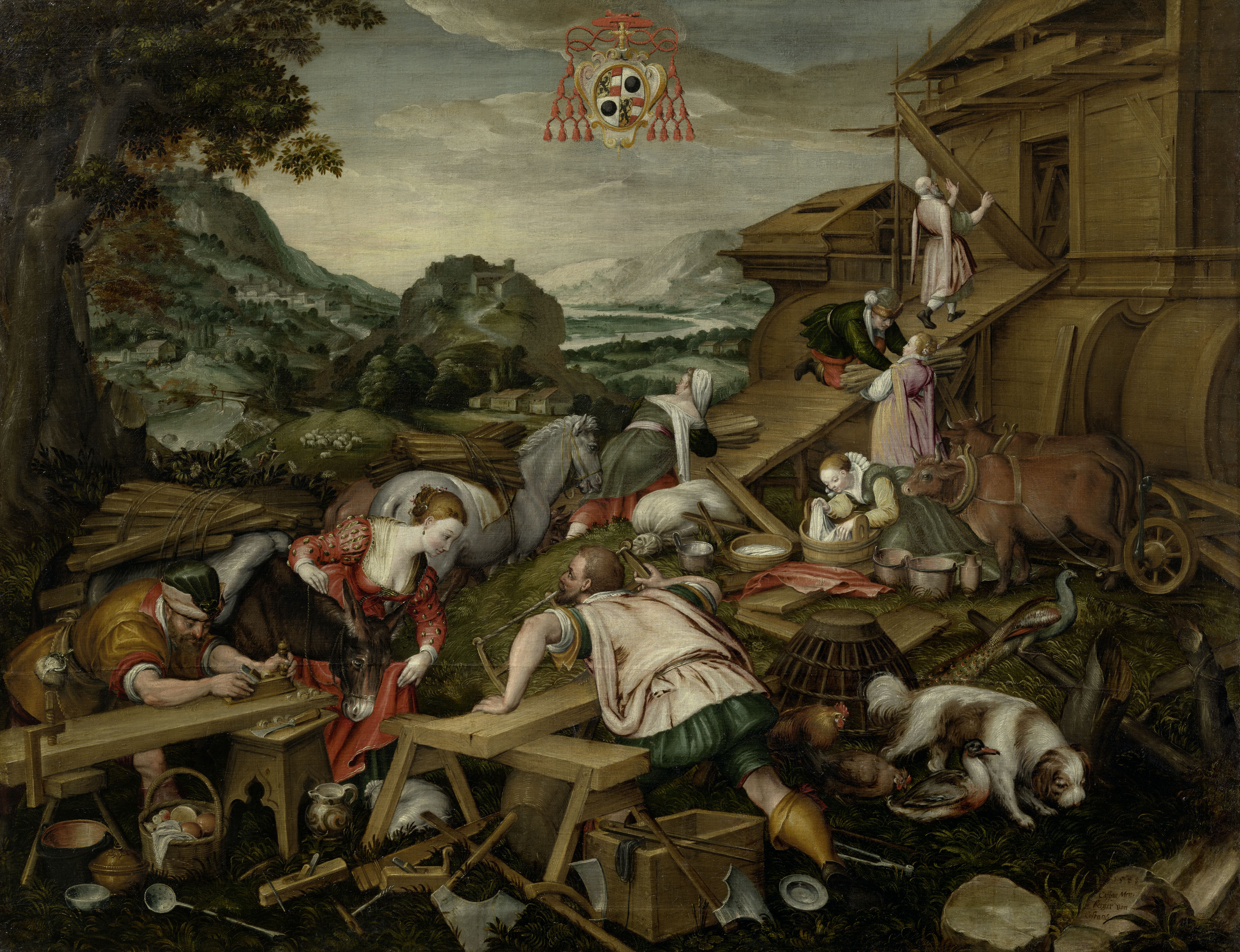 Noah's Ark series for Prince-Archbishop Wolf Dietrich von Raitenau
