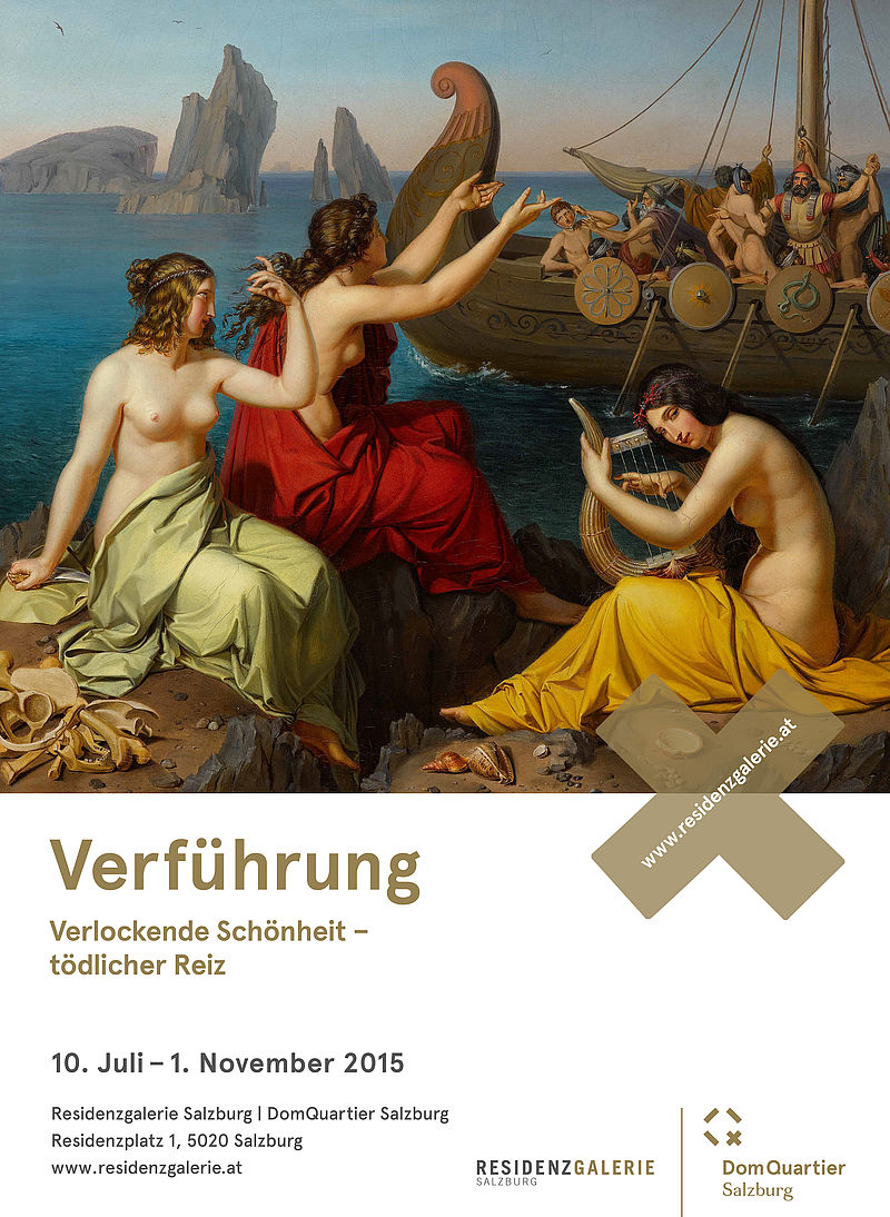 Verführung. Verlockende Schönheit - tödlicher Reiz 10.7.-1.11.2015 - Entwurf für Litfaßsäule
