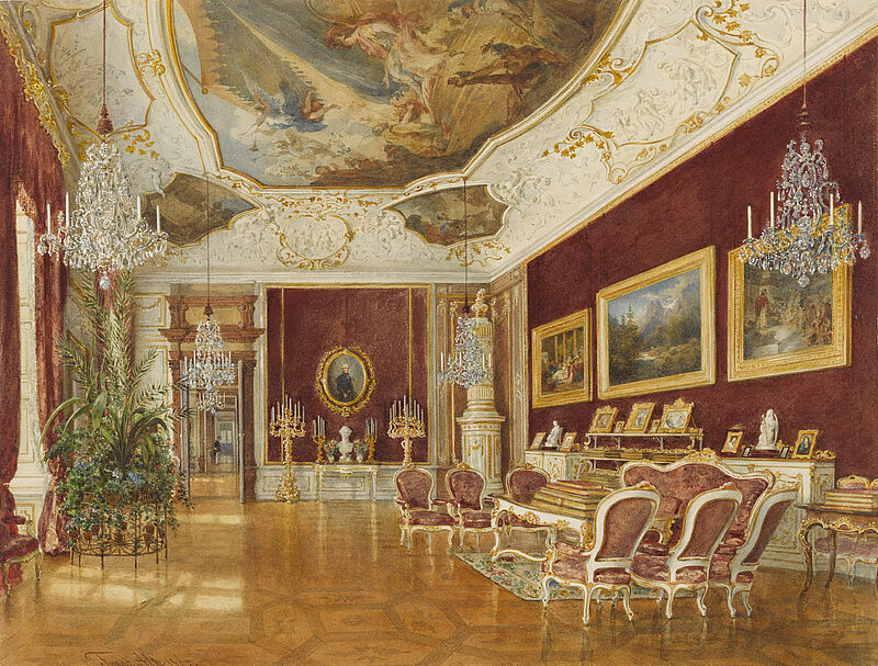 Interieur aus der Salzburger Residenz