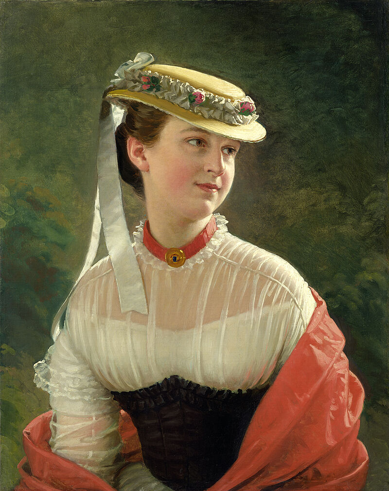 The artist's daughter Anna: Anna Hüffel, née Einsle (2.4.1852-25.4.1922) – daughter of Anton Einsle, married to chief inspector Viktor Hüffel (d 31.10.1915 aged 71)

Residenzgalerie Salzburg (in memoriam Roman Szalay - Donated by Anna Szalay)