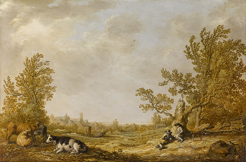 Meadow with Cows and Herdsmen