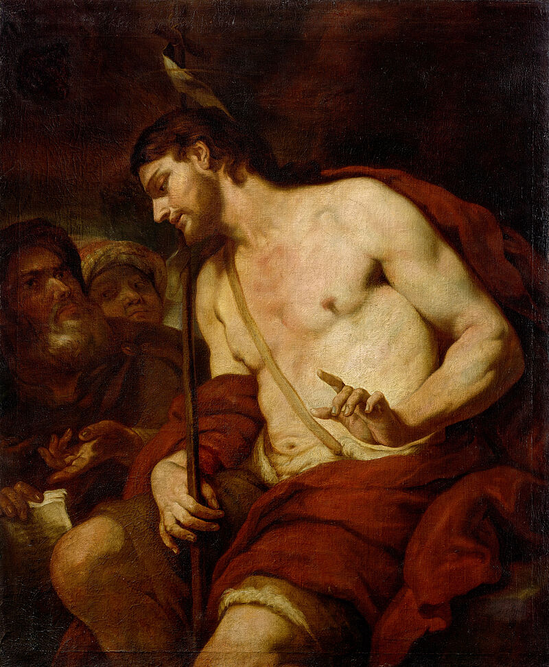 Heiliger Johannes der Täufer vor den Schriftgelehrten