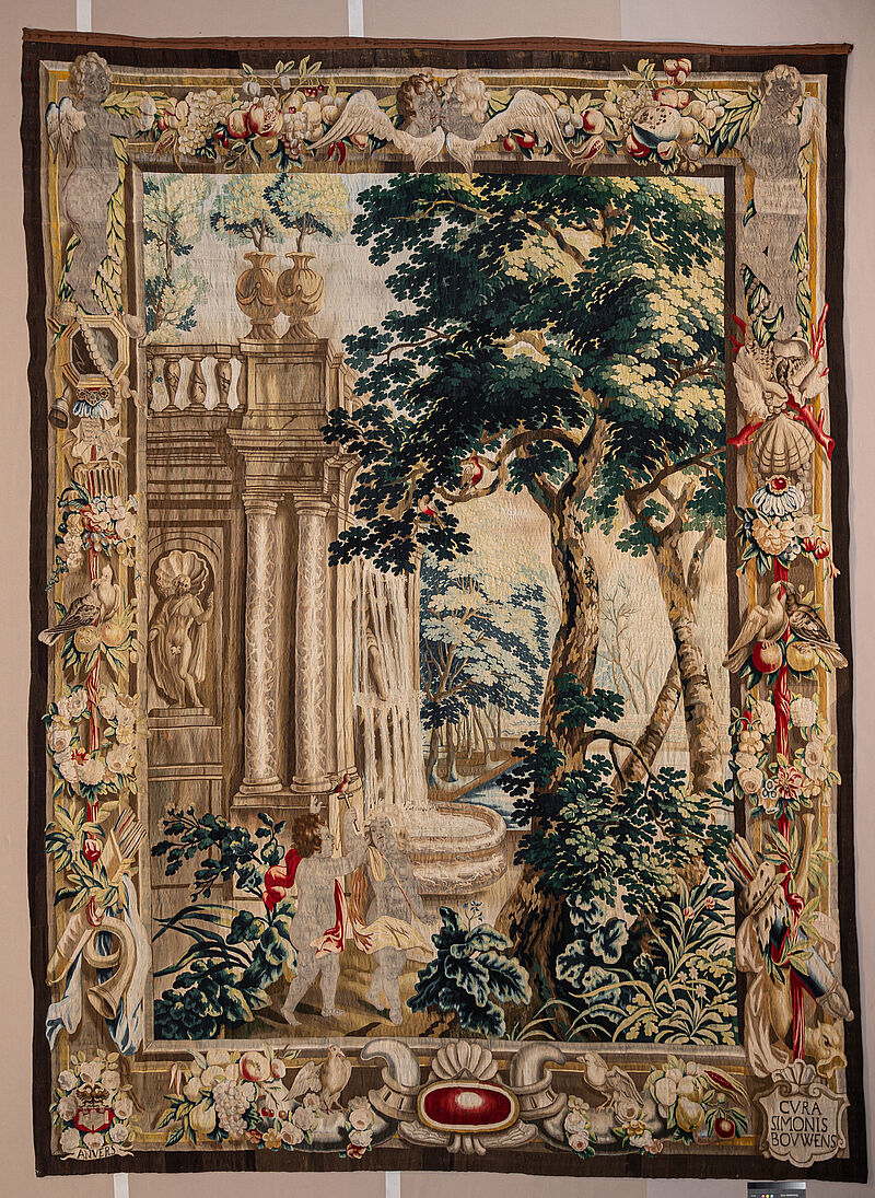 Tapisserie Christus und Johannes