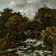 Norwegian Landscape with Waterfall