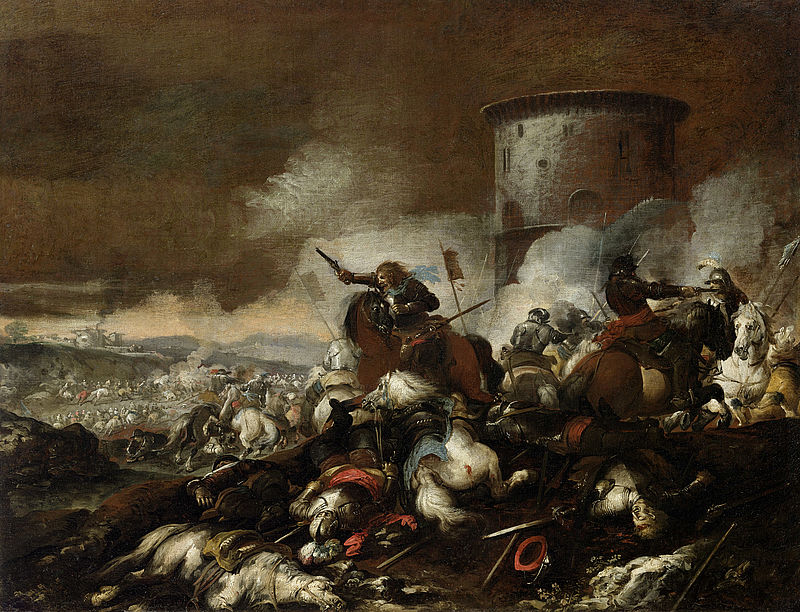 Cavalry battle