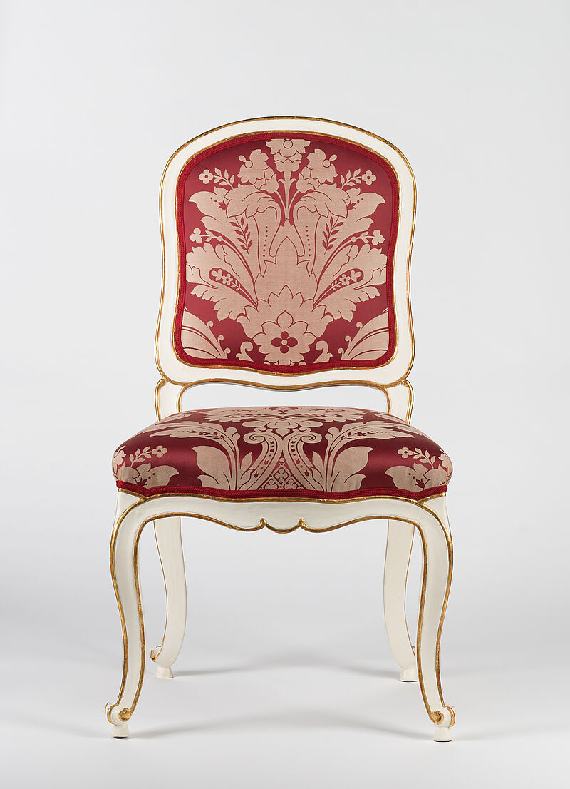 Barocker Stuhl im Stil Louis XV (sog. a la reine)