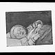 Wolfrum glass plate - Bernardo Strozzi, Sleeping Child, Inv.-no. 567