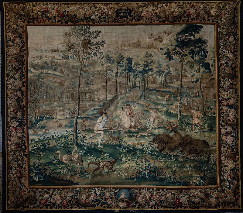 Tapisserie - Teil eines Monatszyklus - März/April