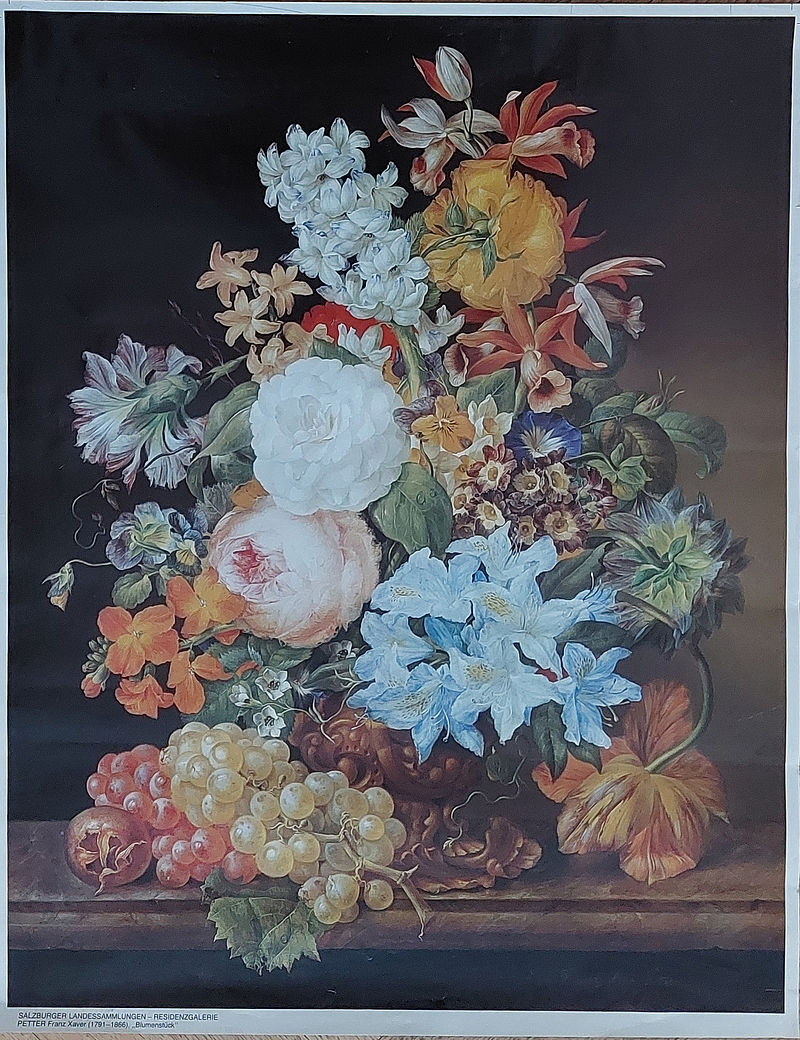 SALZBURGER LANDESSAMMLUNGEN - RESIDENZGALERIE
PETTER Franz Xaver (1791-1866), "Blumenstück"