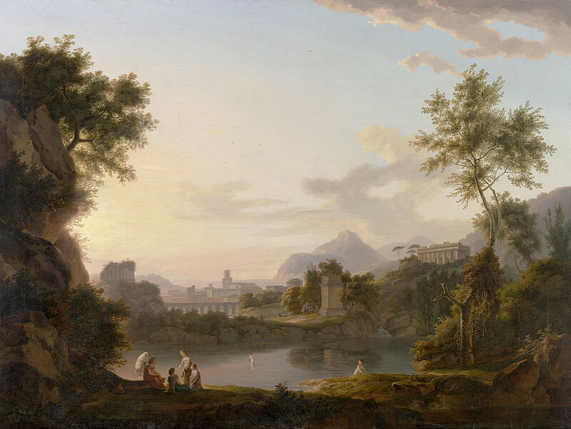 © Residenzgalerie Salzburg, Illustration Fotostudio Ulrich Ghezzi, Oberalm Italian Landscape