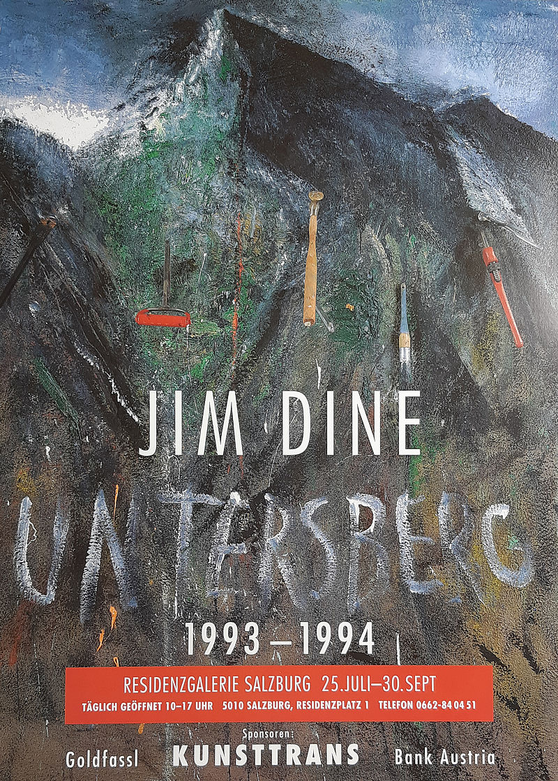JIM DINE. UNTERSBERG 1993 - 1994. RESIDENZGALERIE SALZBURG 25. JULI-30.SEPT 1994