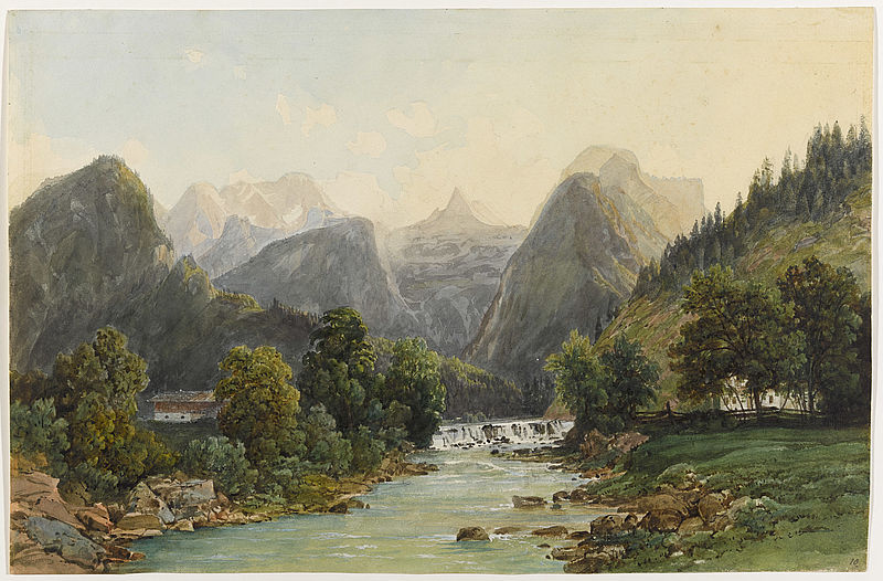 Saalach Valley with the Loferer Steinberge