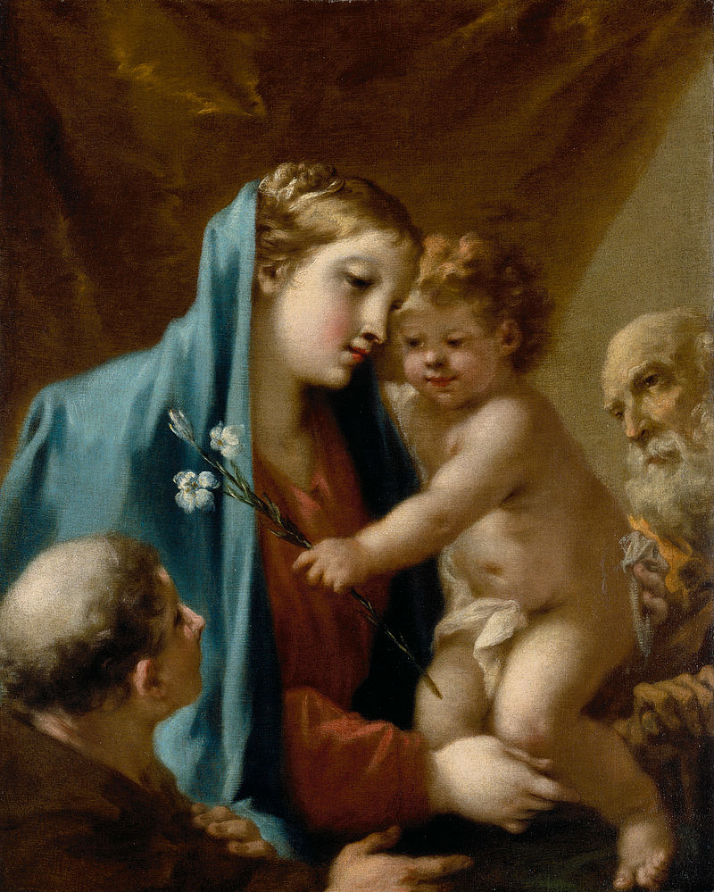 Hl. Familie mit hl. Antonius
